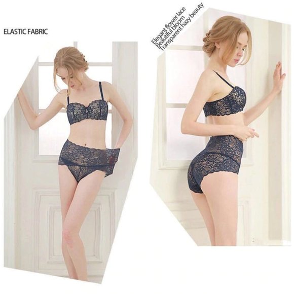 NEW High Waist Slender Lace Brief Panties - Picture 10 of 14